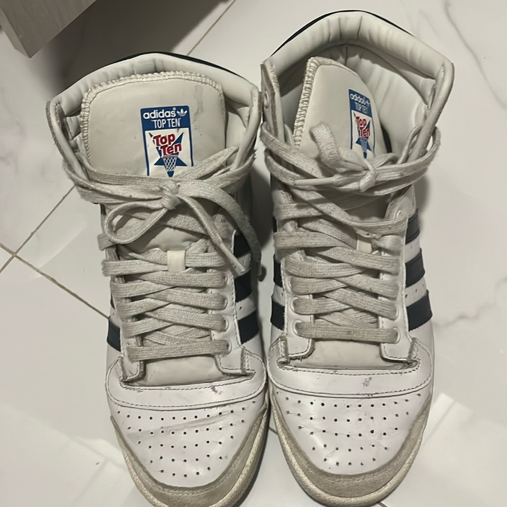 Adidas top ten high tops side 7.5 men’s 9 women’s